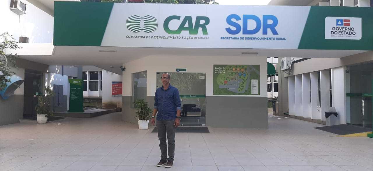 Camacã: Vice – Prefeito Paulo do Gás vai a Salvador e traz obras para população